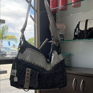 Myra Bag Blue and White Shoulder Bag
BRAND NEW!